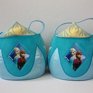 2 x Disney Frozen Plush Baskets for Halloween
